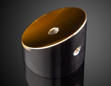 Off-Axis Parabolic Mirrors with Alignment Through Holes (Top View)