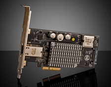 10G/5G/1G GigE PoE+ NBASE-T Ethernet Card