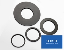 SCHOTT EasyLED Backlight Adapter (Adapters for 90, 100, 120, and 180mm Base Plates Pictured)