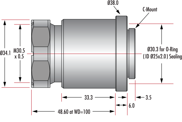 16mm Cw Series Fixed Focal Length Lens